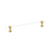 Schaub 418 Lumiere Transitional Pull Adjustable Acrylic 8" Center to Center