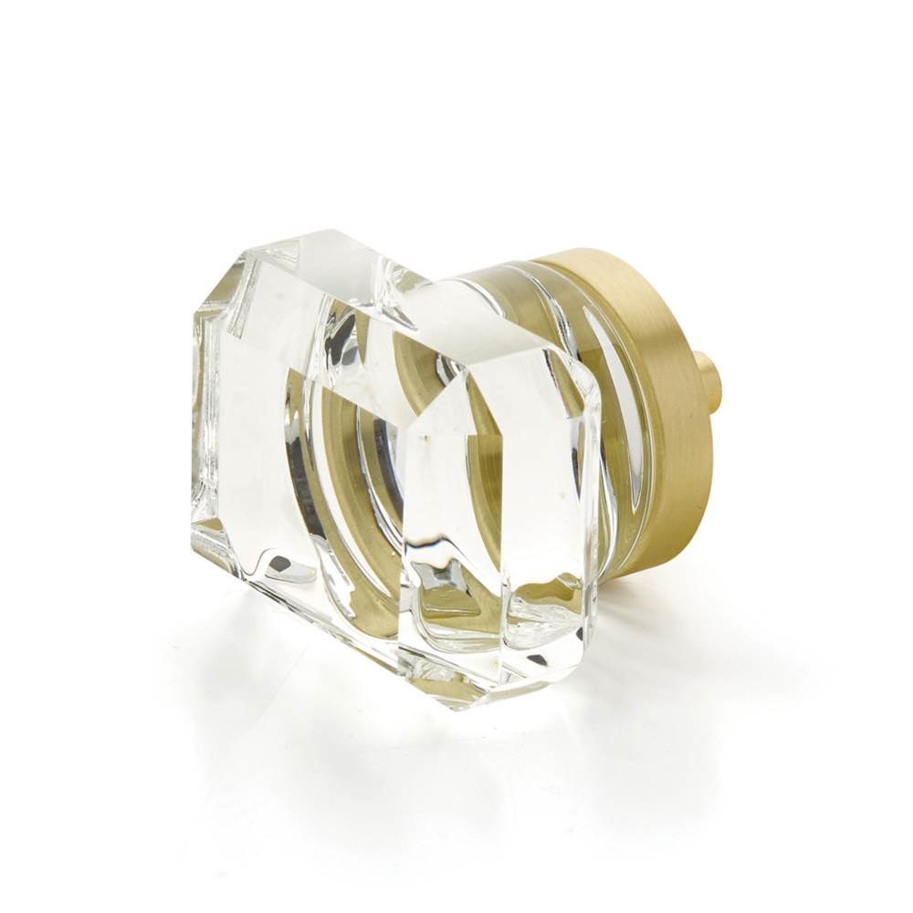 Schaub 52 City Lights Rectangular Glass Knob 1-3/4"