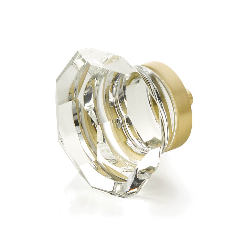 Schaub 54 City Lights Faceted Dome Glass Knob 1-3/4" Dia