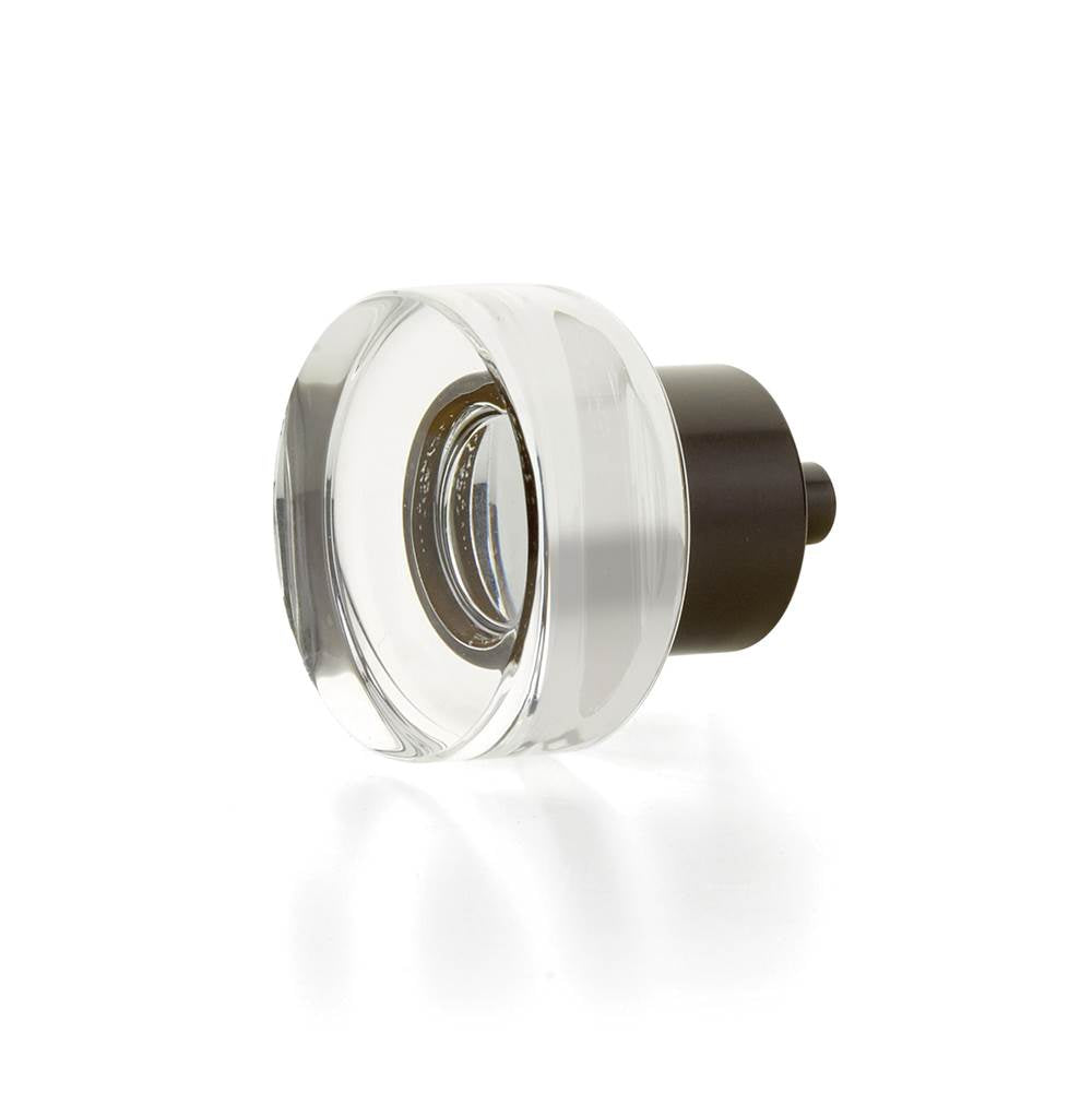 Schaub 56 City Lights Round Disc Glass Knob 1-3/8" Dia - Parent