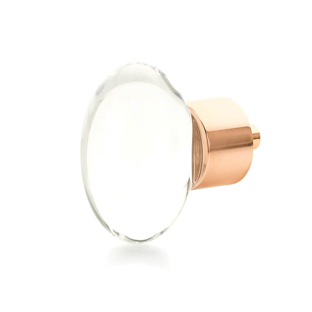 Schaub 60 City Lights Oval Glass Knob 1-3/4" Dia