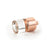 Schaub 74 City Lights Cylinder Glass Knob 7/8" Dia