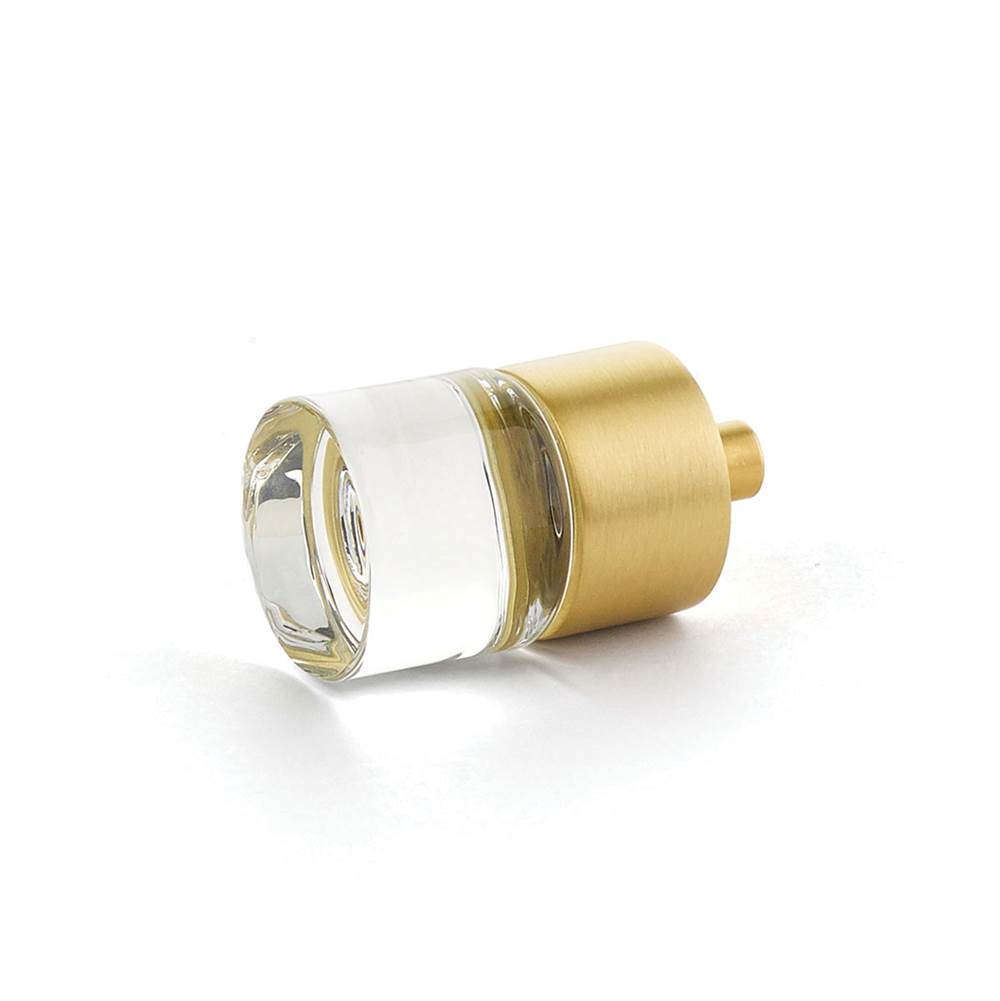 Schaub 74 City Lights Cylinder Glass Knob 7/8" Dia