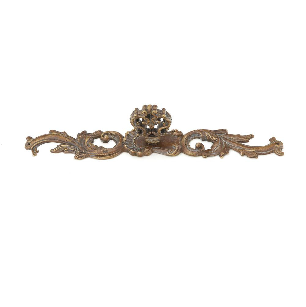 Schaub 817 French Court Knob with backplate 7-3/8" - Parent