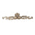Schaub 817 French Court Knob with backplate 7-3/8"