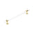 Schaub CS412 Lumiere Transitional Concealed Surface Appliance Pull NON-Adjustable Acrylic 12" Center to Center - Parent