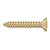 Deltana SCWB12125 Wood Screw, SB, No.12 x 1-1/4