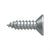 Deltana SCWB1275U Wood Screw, SB, No.12 x 3/4