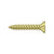 Deltana SCWB775 Wood Screw, SB, No.7 x 3/4