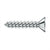 Deltana SCWS1010U Wood Screw, Steel, No.10 x 1