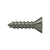 Deltana SCWS1075U Wood Screw, Steel, No.10 x 3/4