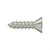 Deltana SCWS1075U Wood Screw, Steel, No.10 x 3/4