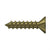 Deltana SCWS1210U Wood Screw, Steel, No.12 x 1