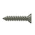 Deltana SCWS12125U Wood Screw, Steel, No.12 x 1-1/4