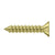 Deltana SCWS12125U Wood Screw, Steel, No.12 x 1-1/4