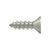 Deltana SCWS1275U Wood Screw, Steel, No.12 x 3/4