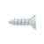 Deltana SCWS1275U Wood Screw, Steel, No.12 x 3/4