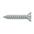 Deltana SCWS910U Wood Screw, Steel, No.9 x 1