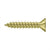 Deltana SCWS910U Wood Screw, Steel, No.9 x 1
