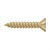 Deltana SCWS910U Wood Screw, Steel, No.9 x 1