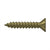 Deltana SCWS910U Wood Screw, Steel, No.9 x 1