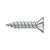 Deltana SCWS975U Wood Screw, Steel, No.9x3/4