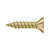 Deltana SCWS975U Wood Screw, Steel, No.9x3/4