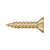 Deltana SCWS975U Wood Screw, Steel, No.9x3/4