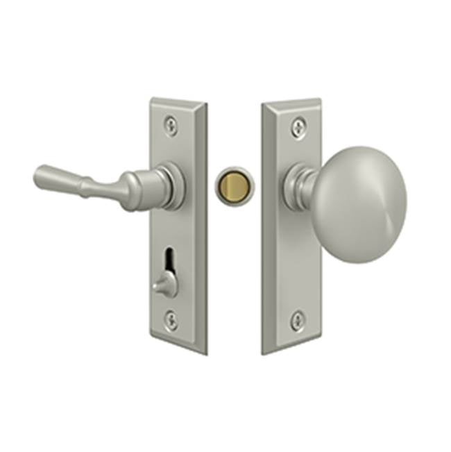 Deltana SDLS480U Storm Door Latch, Rectangular, Tubular Lock