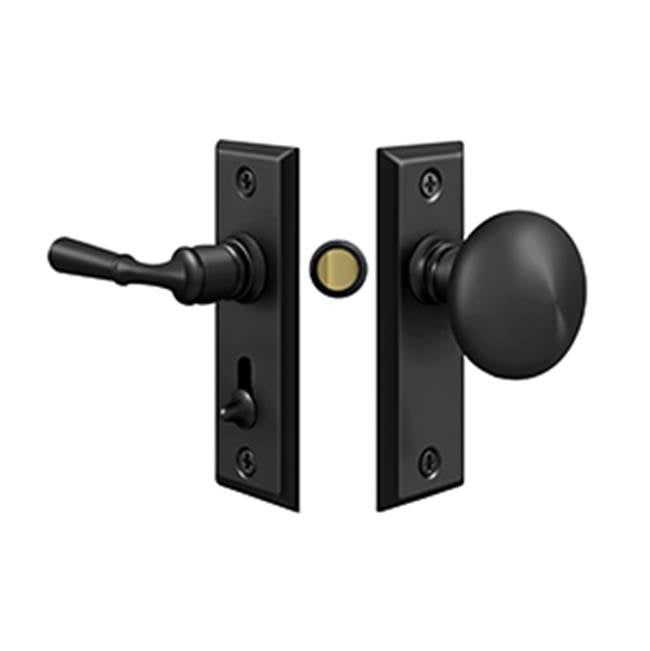 Deltana SDLS480U Storm Door Latch, Rectangular, Tubular Lock