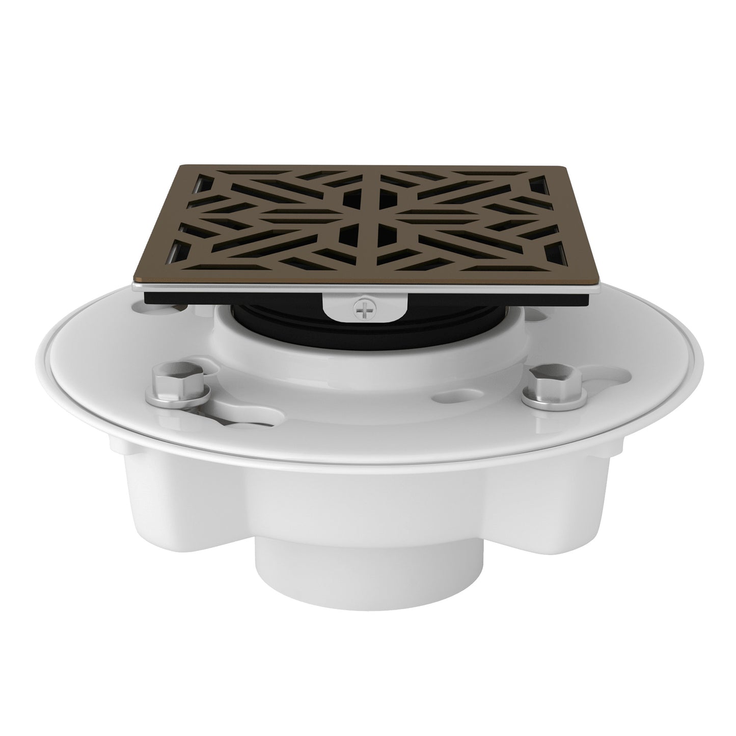 Perrin & Rowe SDPVC2/3-3144EB PVC 2" X 3" Drain Kit With 3144 Mosaic Decorative Cover