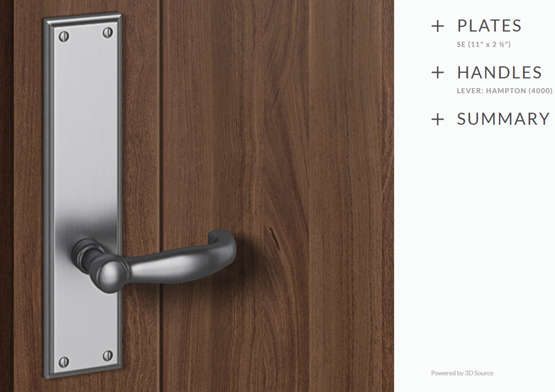 Ashley Norton SE.4000.20.L.8/4-238 SE Hampton Privacy Split Finis - Dark Oil Rubbed/Satin Nickel