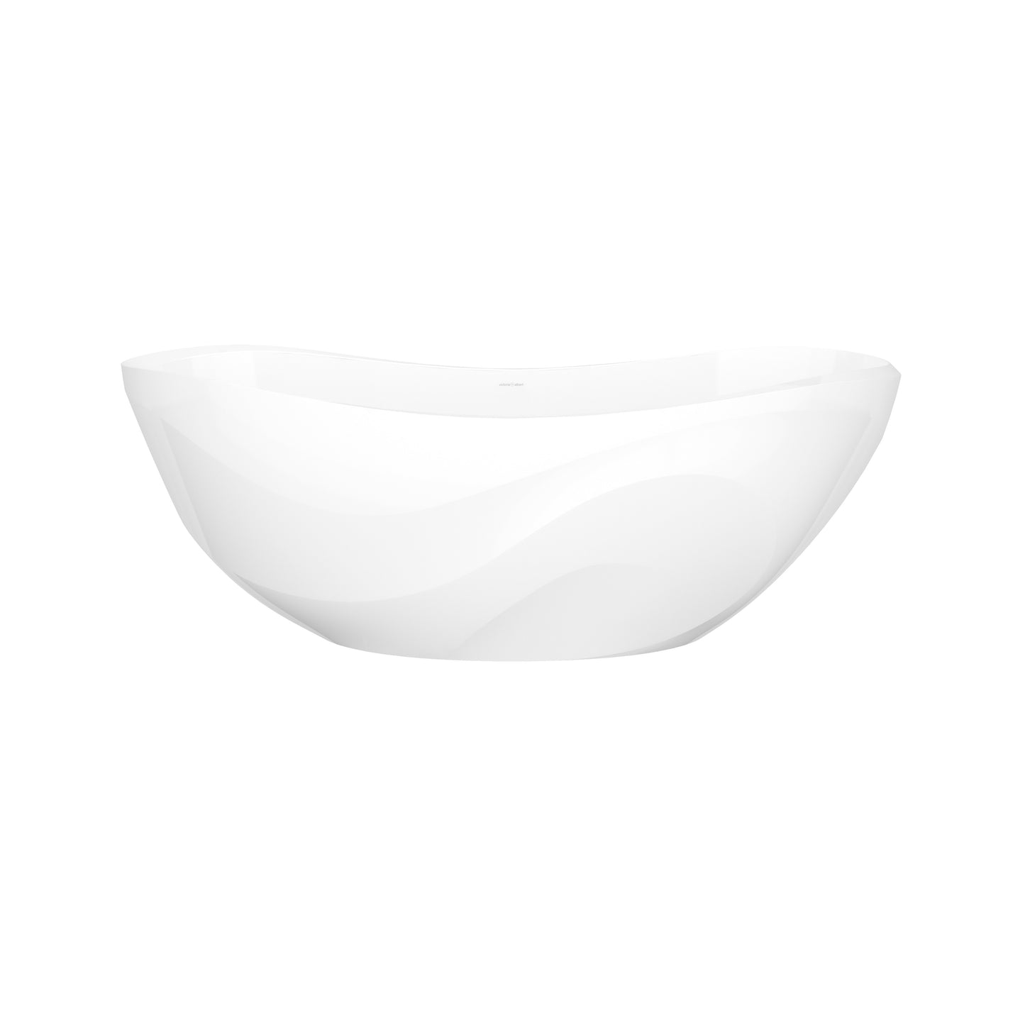 Victoria + Albert SE1-N-SW-NO 65" x 30" Freestanding Soaking Bathtub With Curved Rim
