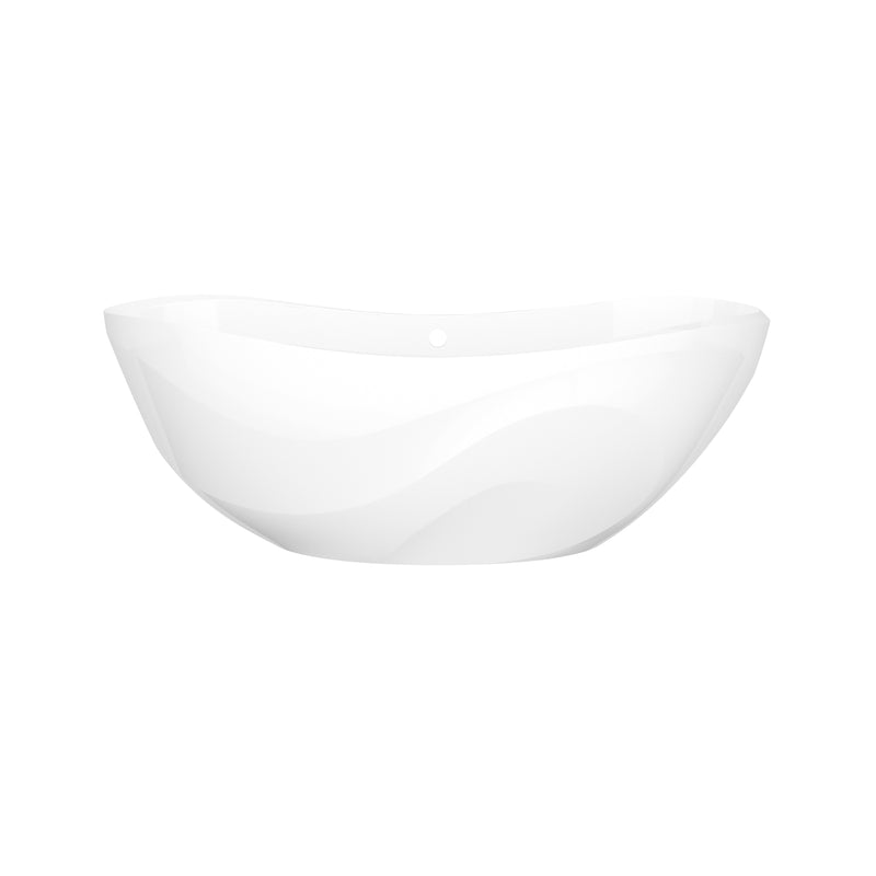 Victoria + Albert SE1-N-SW-OF 65" x 30" Freestanding Soaking Bathtub With Curved Rim