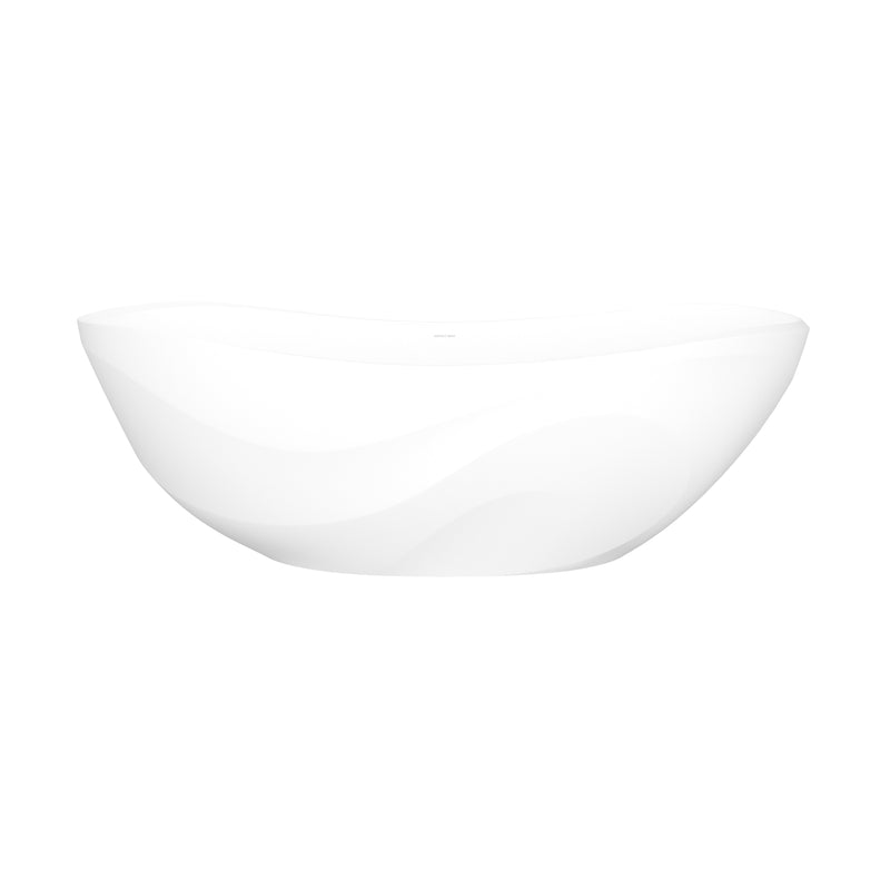 Victoria + Albert SE2M-N-SM-NO 70" x 30" Freestanding Soaking Bathtub With Curved Rim