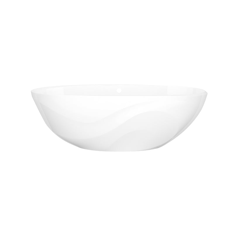 Victoria + Albert SE3-N-SW-OF 65" x 30" Freestanding Soaking Bathtub With Flat Rim