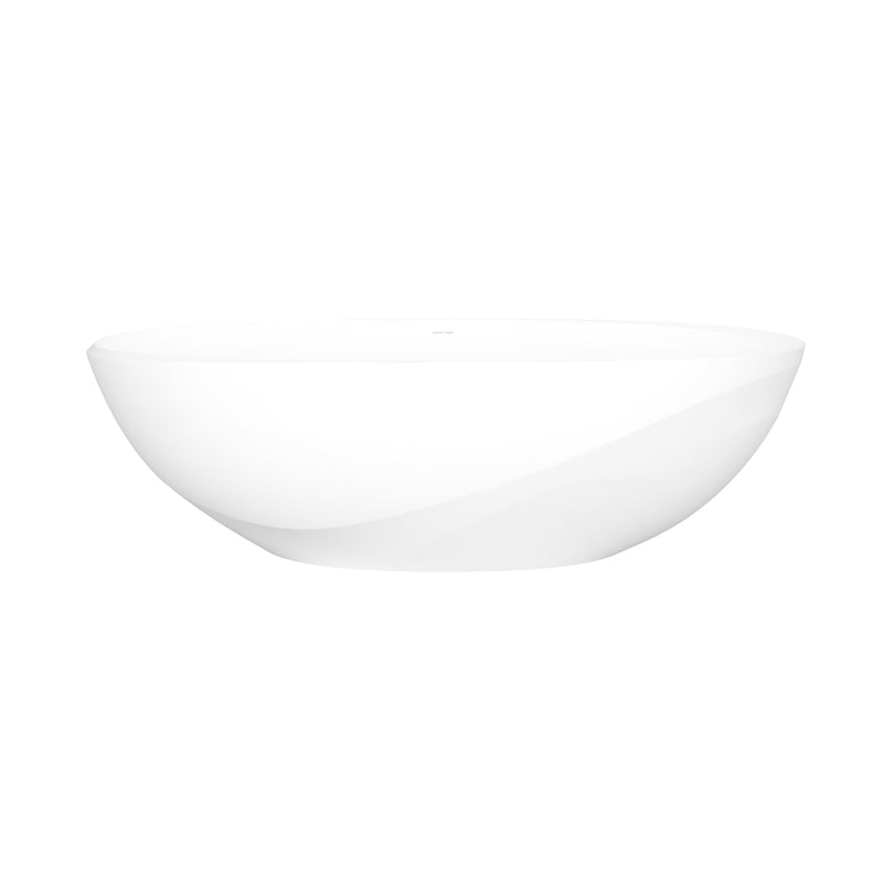 Victoria + Albert SE4M-N-SM-NO 70" x 30" Freestanding Soaking Bathtub With Flat Rim