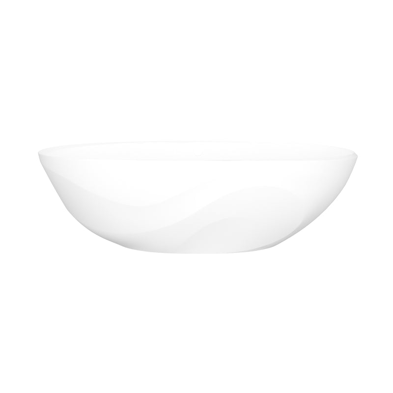 Victoria + Albert SE4M-N-SM-OF 70" x 30" Freestanding Soaking Bathtub With Flat Rim