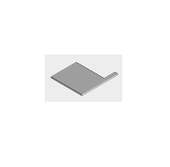 Effe SE93000392 Set of hinges and bronze glass panels  options for yoku h shelf