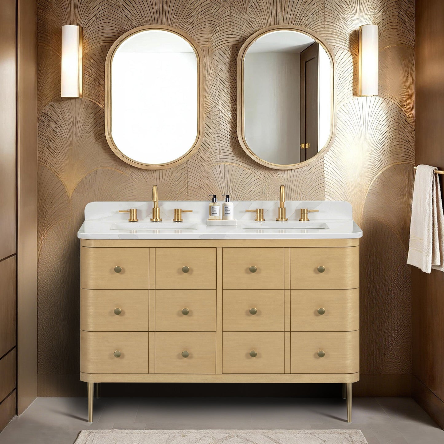 Avanity Serena Double Sink Bathroom Vanity with Top - Parent