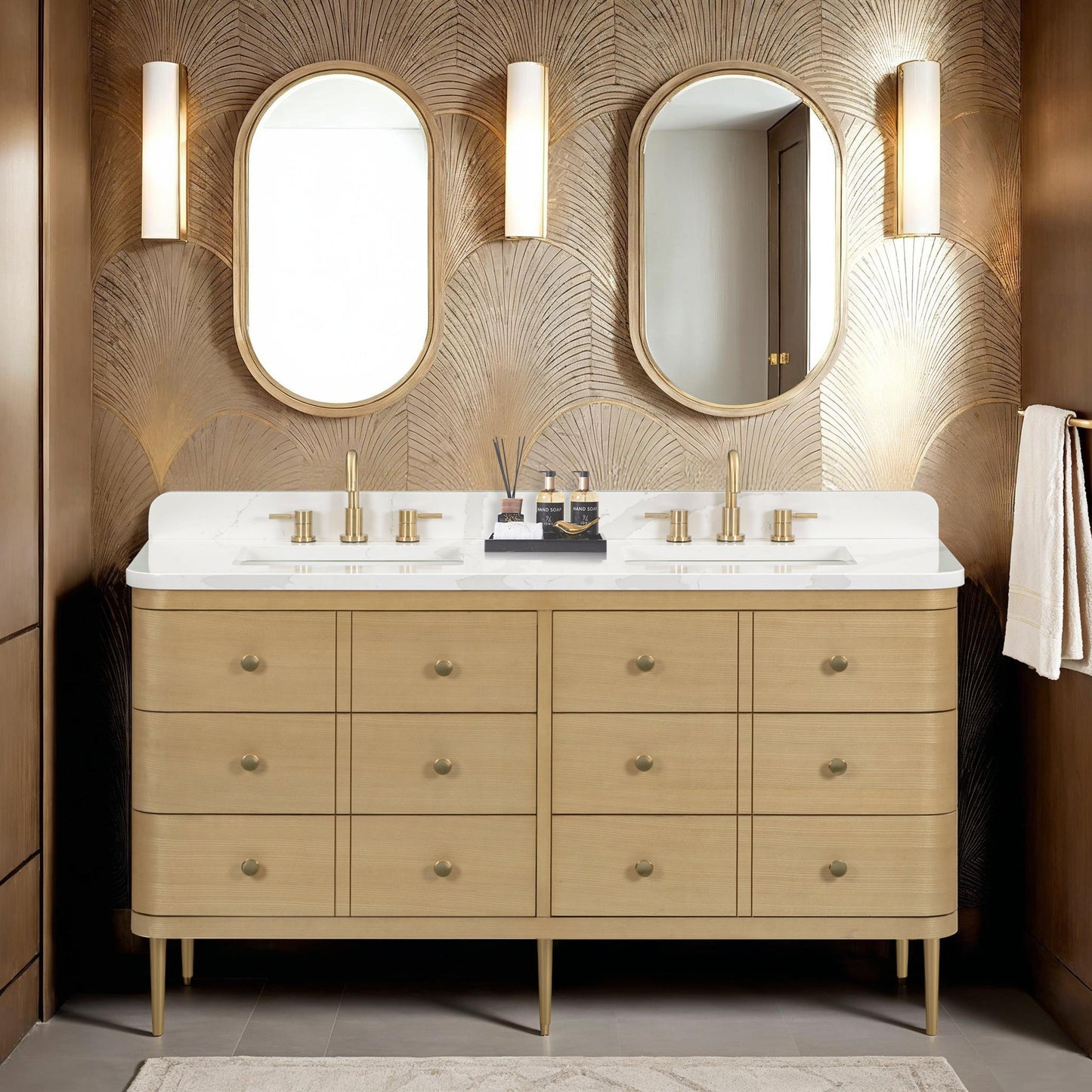 Avanity Serena Double Sink Bathroom Vanity with Top