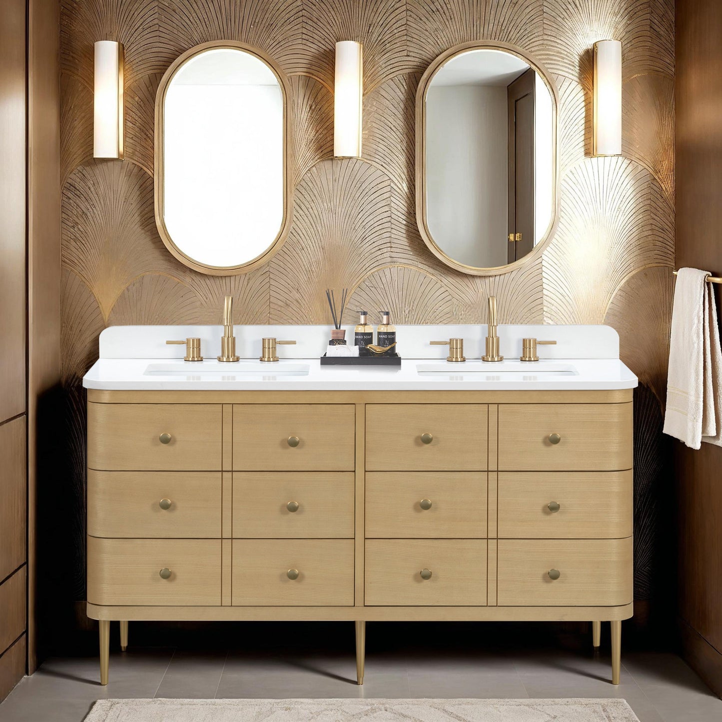 Avanity Serena Double Sink Bathroom Vanity with Top
