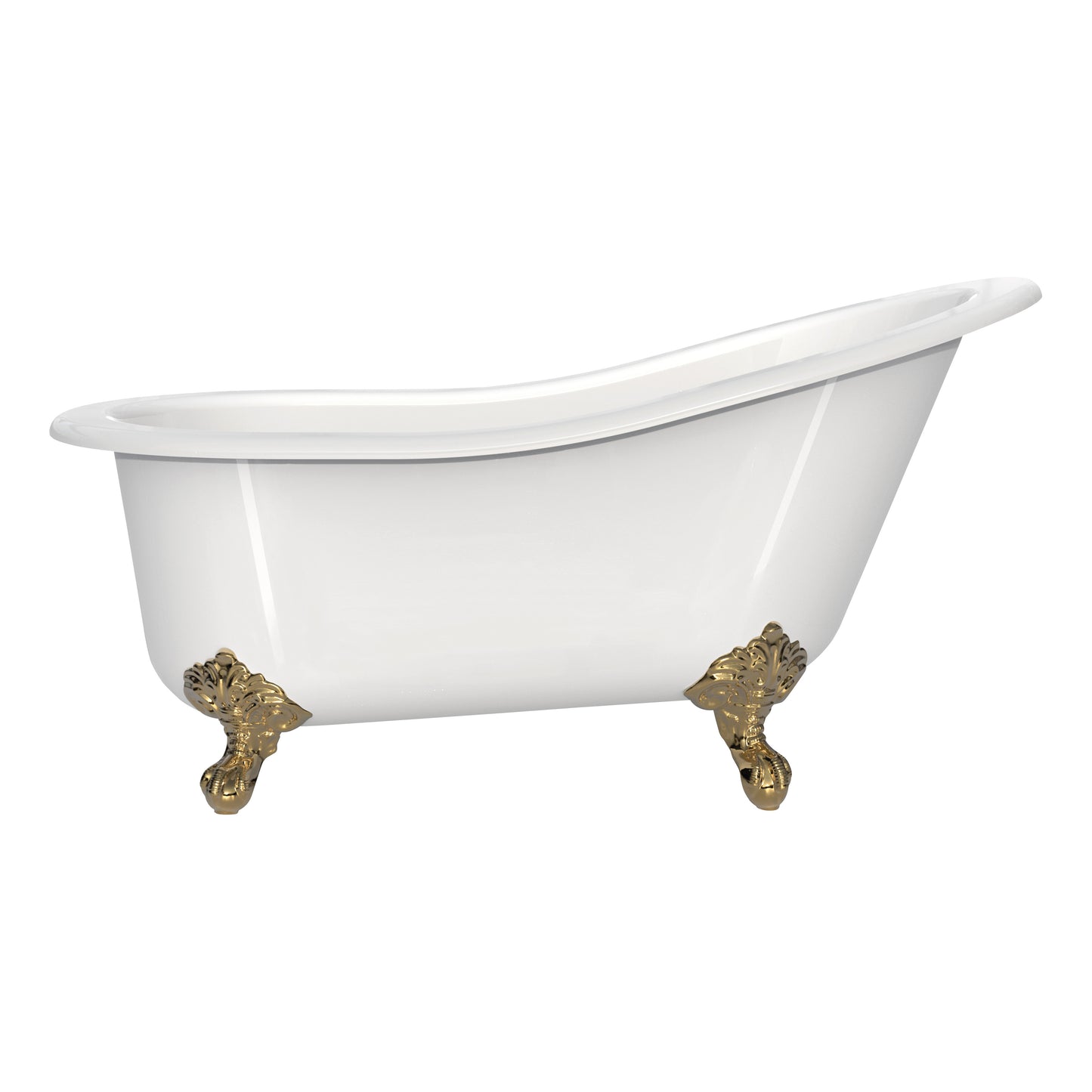 Victoria + Albert SHR-N-SW-OF+FT-SHR 61" x 30" Freestanding Slipper Bathtub