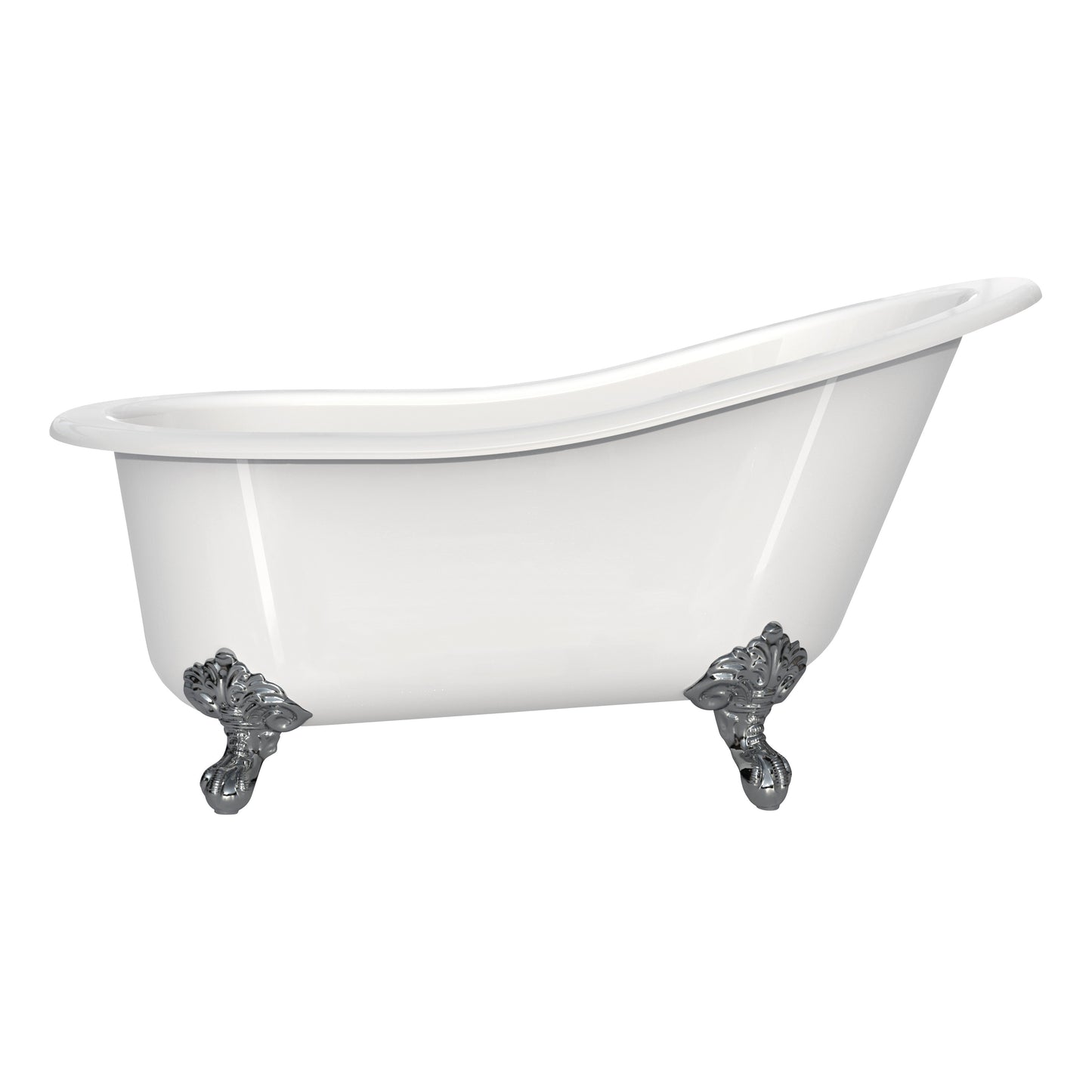 Victoria + Albert SHR-N-SW-OF+FT-SHR 61" x 30" Freestanding Slipper Bathtub