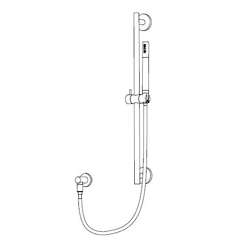 Flusso SHS.1014 Hand Shower Set with Slide Bar and Elbow - Parent