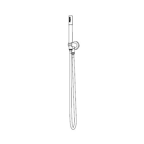 Flusso SHS.1024 Hand Shower Set with Holder and Elbow Combo