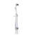Flusso SHS.2018 Hand Shower Set with Slide Bar, Integrated Elbow & Hose