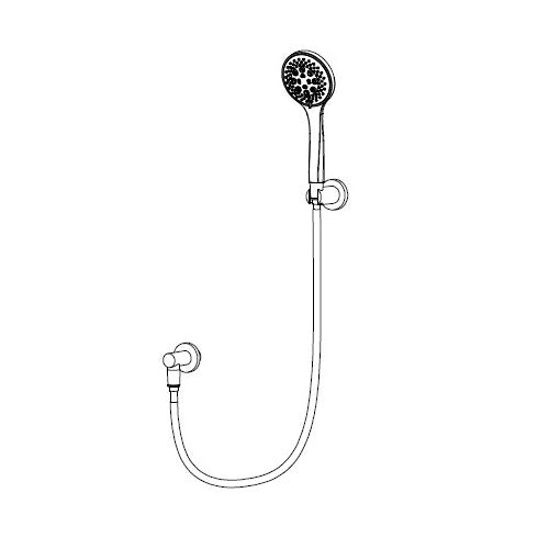 Flusso SHS.5105 Hand Shower Set with Holder and Elbow