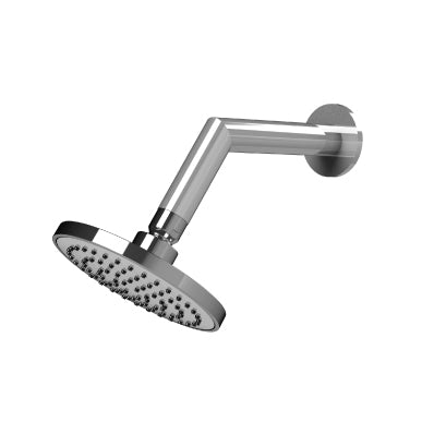 Flusso SHW.6130 5" Single Function Showerhead with 7" Arm