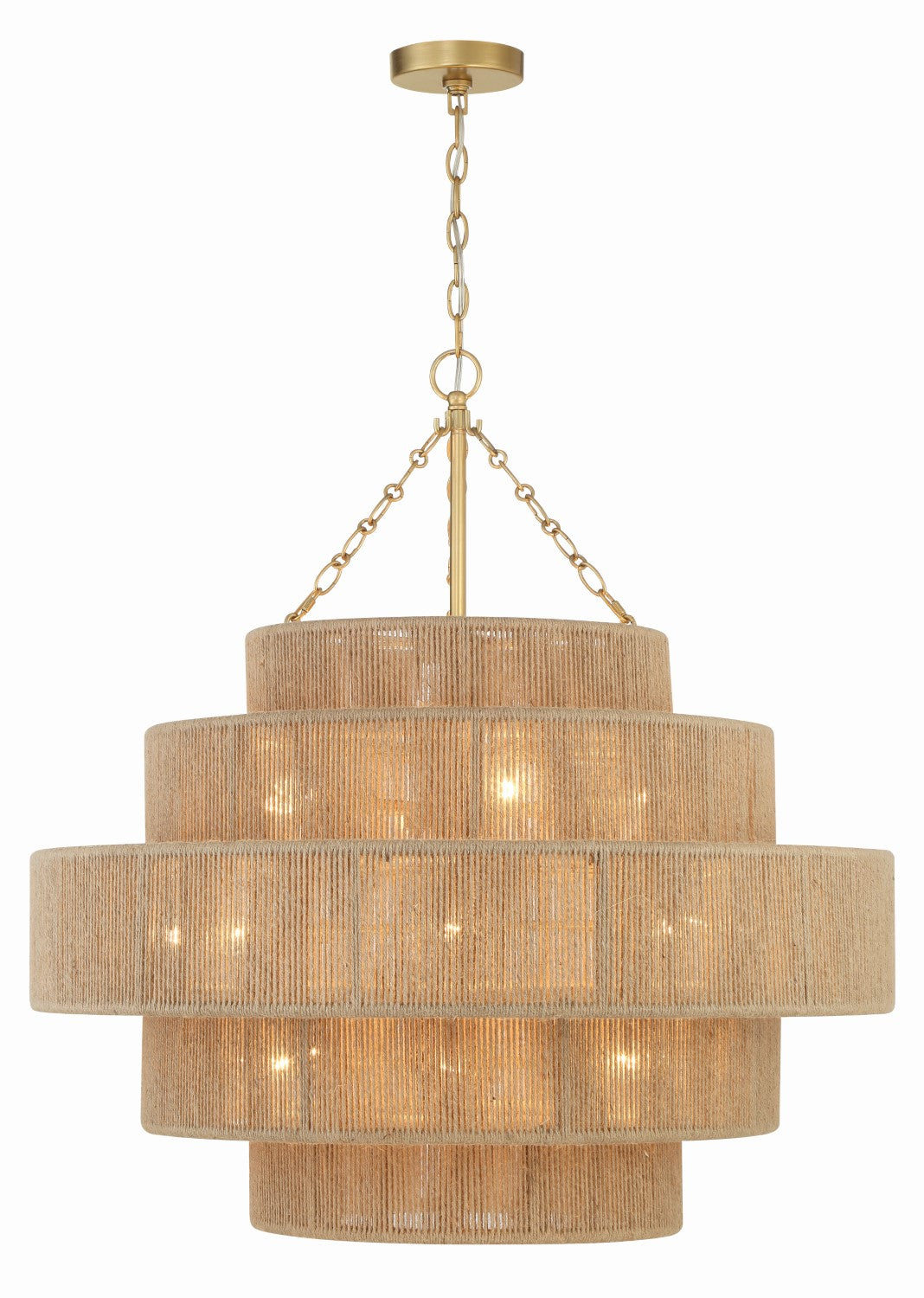 Crystorama SHY-10909-SG Shyla 20 Light Chandelier - Soft Gold
